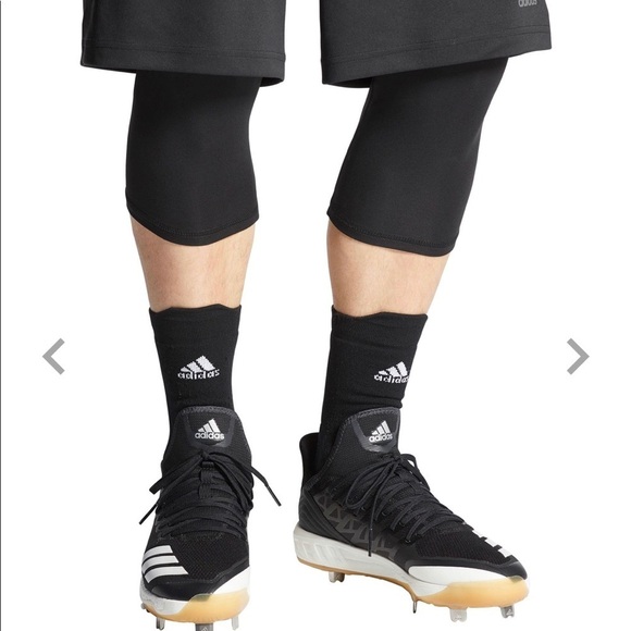 adidas Men's Icon 4 Gum Metal Baseball - Picture 1 of 8